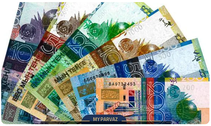 Kazakhstani tenge banknotes